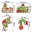 30 x 28cm Christmas Door Hanger Large Thief Hand Ornament for Tree, Home, Indoor & Outdoor Holiday Party