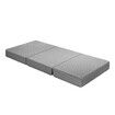 Folding Mattress Queen Size Memory Foam Floor Cushion Portable Trifold Sofa Bed Couch Sleeping Camping Travel Mat Extra Thick 15cm Removable Cover