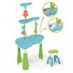 Water Table 3-Tier Outdoor Kids Activity Table with Water Toy Accessories, Rain Showers Splash Pond Outside Water Play Toys Sand Sensory