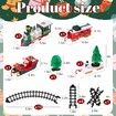 Christmas Village Set Battery Operated Christmas Tree Decoration Train Set