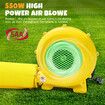 550W Electric Air Pump Blower Portable Inflator Fan for Inflatable Jumping Castle Bounce House Bouncy Airbed Sofa Slide Bouncer