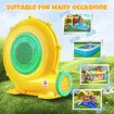 550W Electric Air Pump Blower Portable Inflator Fan for Inflatable Jumping Castle Bounce House Bouncy Airbed Sofa Slide Bouncer