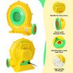 550W Electric Air Pump Blower Portable Inflator Fan for Inflatable Jumping Castle Bounce House Bouncy Airbed Sofa Slide Bouncer