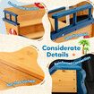 Childrens Boat Sand Pit Box Outdoor Playset Sandpit Sandbox Garden Backyard Play Game Toy Outside Activity Centre Playground