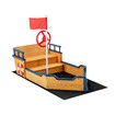 Childrens Boat Sand Pit Box Outdoor Playset Sandpit Sandbox Garden Backyard Play Game Toy Outside Activity Centre Playground