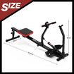 Genki Fitness Rowing Machine Rower 12 Levels Hydraulic Resistance Home Gym Cardio Full Body Workout Exercise Equipment FitShow App Trainer