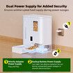 4L Automatic Pet Feeder 5L Waterer Set WiFi Smart Camera Record App Control Cat Dog Water Food Dispense Timed Digital Feeding Drinking PetScene