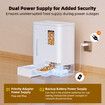 Automatic Pet Feeder Waterer Set 4L Food 5L Water Dispenser WiFi Smart Dog Cat Feeding Drinker with App Control Timed Voice Recorder