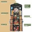 Wrapping Paper Storage,Gift Wrap Organizer Holder Double Sided Hanging Gift Bag Storage Organizer,Black