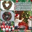 61CM Clear Christmas Wreath Storage Containers,Christmas Wreath Storage Bag,Plastic Christmas Wreath Container with Zippers Color Red