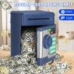 Piggy Bank,Automatic Electronic Piggy Bank for Kids Boys Girls with Password and Fingerprint Unlocking Simulation,Money Bank Kids Safe Toys Age3+ (Blue)