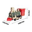 Christmas Train Set with Lights and Music, Interactive Train Toy for Kids with Railway, Gift for Boys and Girls