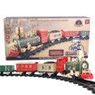 Christmas Train Set with Lights and Music, Interactive Train Toy for Kids with Railway, Gift for Boys and Girls