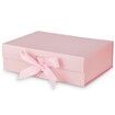 Gift Box with Lid for Presents 26x19x8cm with Ribbon and Magnetic Closure (1Pack,Pink)