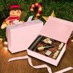 Gift Box with Lid for Presents 26x19x8cm with Ribbon and Magnetic Closure (1Pack,Pink)