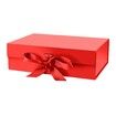 Gift Box with Lid for Presents 26x19x8cm with Ribbon and Magnetic Closure (1Pack,Red)