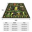 Christmas Grinch Blanket Flannel with Cartoon Anime Pattern Soft Throw Blanket for Couch,Sofa-150*200cm