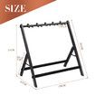 5 Guitar Storage Rack Stand Foldable Multi Ukulele Mandolin Floor Holder Acoustic Electric Bass Musical Instrument Display Hanger Hook Mount Organizer