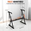 Z Style Piano Keyboard Stand Musical Instrument Holder Adjustable Portable Heavy Duty for 54 to 88 Keys Electric Pianos