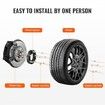 1" 5"x4.5" Wheel Spacers Wheel Adapters 5 Lug Forged Spacer 4 PCS Black
