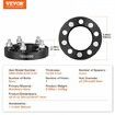 1" 5"x4.5" Wheel Spacers Wheel Adapters 5 Lug Forged Spacer 4 PCS Black