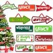 Christmas Tree Decorations,20Pcs Grinchs Christmas Tree Hanging Ornament Holiday Xmas Ornaments Grinchs Christmas Decorations Decor Home Indoors