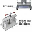 Manual Paper Press Machine, 12x8.6 inch for A4 Sized Papers Flatting Machine, 10cm Thickness Steel Frame Manual Flat Paper Press Machine, Papermaking Book Press