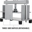 Manual Paper Press Machine, 12x8.6 inch for A4 Sized Papers Flatting Machine, 10cm Thickness Steel Frame Manual Flat Paper Press Machine, Papermaking Book Press