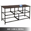 Dresser Storage Tower with 5 Fabric Drawer Steel Frame Storage Cabinet Bin Storage Organizer Unit Fabric Cube Dresser Chest Cabinet Coffee Wide (Coffee/Wide)