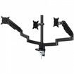 Triple Monitor Mount, Support 13"-27"锛?30-686 mm锛塖creens, Fully Adjustable Gas Spring Monitor Arm, Hold up to 9.1 kg per Arm, Computer Stand Holder with C-Clamp/Grommet Mounting Base, VESA Mount Bracket