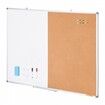 48"x 36" Whiteboard & Cork Board Combo with Aluminum Frame for School Home