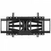 Full Motion TV Mount Fits for Most 37-90 inch TVs, Swivel Tilt Horizontal Adjustment TV Wall Mount Bracket with 4 Articulating Arms, Max VESA 600x400mm, Holds up to 165 lbs