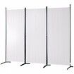 Room Divider, 6.1 ft(102×71inch) Room Dividers and Folding Privacy Screens (3-panel), Fabric Partition Room Dividers for Office, Bedroom, Dining Room, Study, Freestanding, White