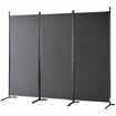 Room Divider, 102×71inch Room Dividers and Folding Privacy Screens (3-panel), Fabric Partition Room Dividers for Office, Bedroom, Dining Room, Study, Freestanding, Dark Gray