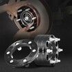 1" 6"x5.5" Wheel Spacers Wheel Adapters 6 Lug Forged Spacer 4 PCS Black