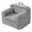 Kids Armchair, Kids Sofa with High-density 25D Sponge, Snuggly-Soft Toddler Chair, Sherpa Fabric Reading Couch for Bedroom and Playroom