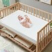 Crib Mattress, Two-sided Breathable Toddler Mattress of Memory Foam, Baby Mattress for Infant and Toddler with 2 Waterproof Covers for Replacement, Removable and Washable, 24x38x3.1 inch