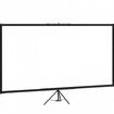 Tripod Projector Screen with Stand 100inch 16:9 4K HD Projection Screen Stand Wrinkle-Free Height Adjustable Portable Screen for Projector Indoor & Outdoor for Movie, Home Cinema, Gaming, Office