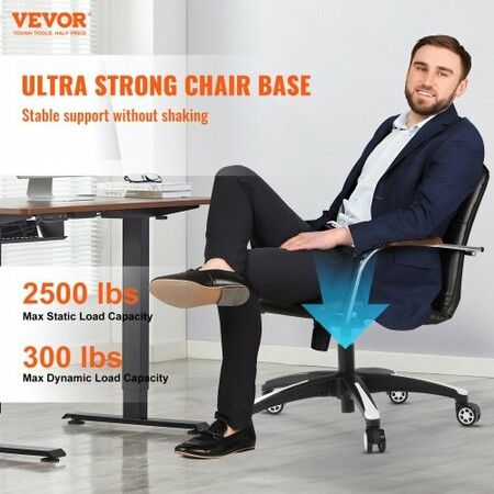 Office Chair Base Replacement 710 mm Heavy Duty Swivel Chair Base 1134 kg