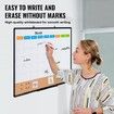 36"x24" Monthly Calendar Whiteboard & Cork Board Combo with Aluminum Frame