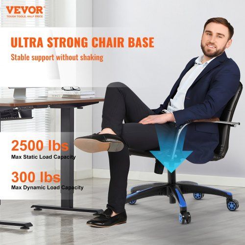 Office Chair Base Replacement 710 mm Heavy Duty Swivel Chair Base 1134 kg