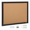 Cork Board Bulletin Board 36" x 24" with MDF Sticker Frame Wall Mounted