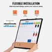 24"x18" Monthly Calendar Whiteboard & Cork Board Combo with Aluminum Frame