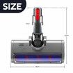 Cordless Vacuum Cleaner Head Floor Turbo Roller Brush Replacement Cleaning Machine Tool Attachment for Dyson V7 V8 V10 V11 V15