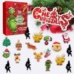 Grinch Advent Calendar Christmas Surprises with 24 Collectible for Kids Teens Christmas Vacation Gifts Christmas Decorations