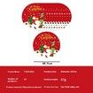 105 PCS Grinch Christmas Party Tableware Set Includes Tablecloth Plates Cups Napkins Utensils and Straws