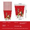 105 PCS Grinch Christmas Party Tableware Set Includes Tablecloth Plates Cups Napkins Utensils and Straws