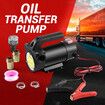 Fuel Transfer Pump Electric Diesel Oil Kerosene Biodiesel 12V DC 40L/min Self Priming Portable Bowser Truck Excavator Auto Car Refuel Commercial Motor