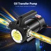 Fuel Transfer Pump Electric Diesel Oil Kerosene Biodiesel 12V DC 40L/min Self Priming Portable Bowser Truck Excavator Auto Car Refuel Commercial Motor