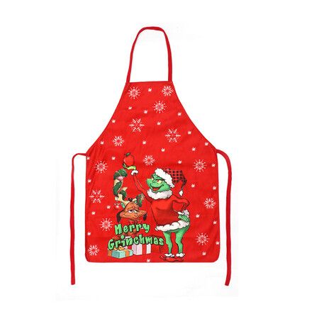 Grinch Kitchen Cooking Apron,1 Pack